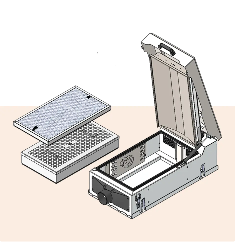 BMair F33 HEPA - Carbon combi filter