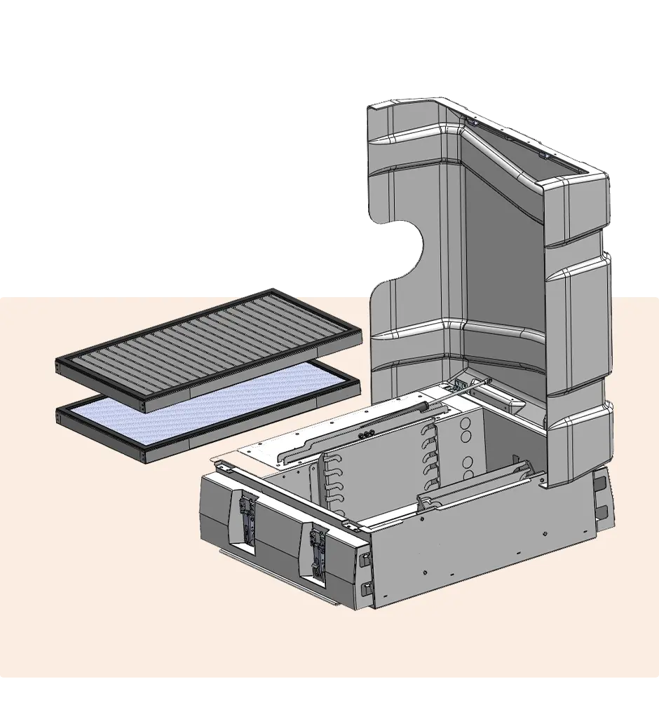 BMair F33-R HEPA - Carbon combi filter