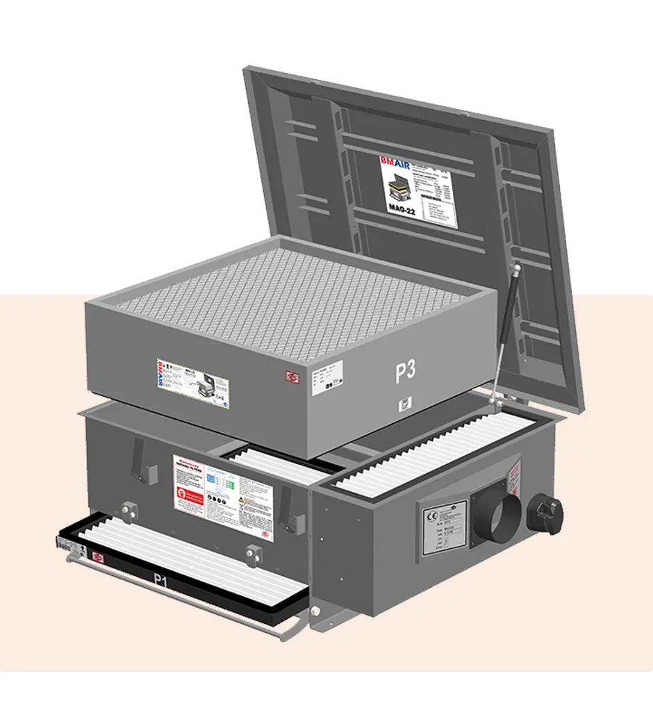 BMair MAO-22 Asbestos HEPA combi filter