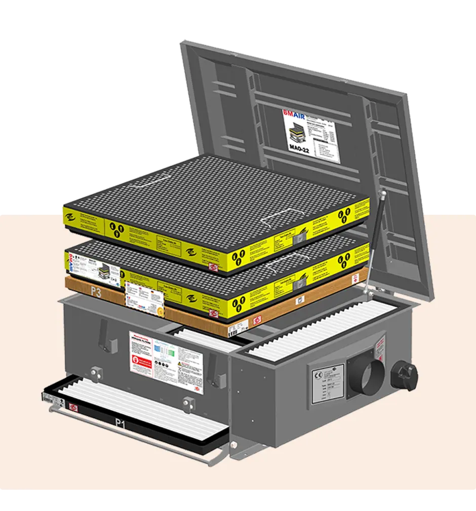 BMair MAO-22 HEPA Carbon combi filter