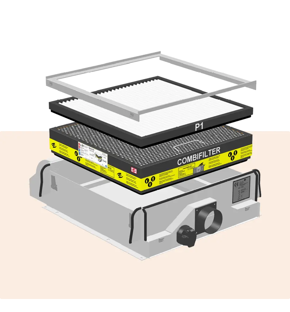 BMair MAO-5 HEPA Carbon combi filter