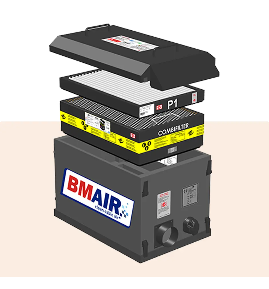 BMair MAO-8 HEPA Carbon combi filter